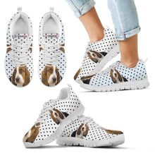 Load image into Gallery viewer, Basset Hound Black Dots Print Running Shoes For Kids-Free Shipping