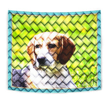 Load image into Gallery viewer, Beagle Dog Art Print Tapestry-Free Shipping