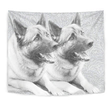 Load image into Gallery viewer, Amazing Norwegian Elkhound Print Tapestry-Free Shipping