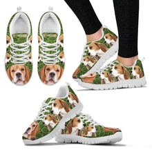 Load image into Gallery viewer, Beagle On Green-Women's Running Shoes-Free Shipping