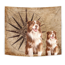 Load image into Gallery viewer, Amazing Australian Shepherd Dog Print Tapestry-Free Shipping