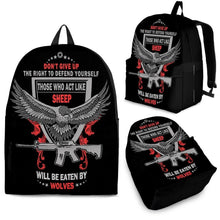 Load image into Gallery viewer, American Flag Skull BackPack - Free Shipping