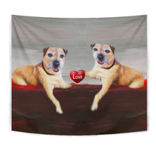 Load image into Gallery viewer, Border Terrier Love Print Tapestry-Free Shipping
