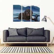 Load image into Gallery viewer, Barbet Dog2 Print-5 Piece Framed Canvas- Free Shipping