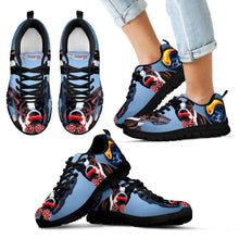 Load image into Gallery viewer, Amazing Boston Terrier Black Sneakers For Kids- Free Shipping
