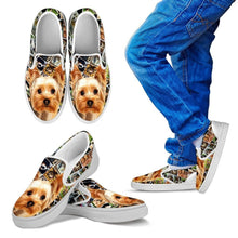 Load image into Gallery viewer, Amazing Yorkshire Terrier Print Slip Ons For Kids-Express Shipping