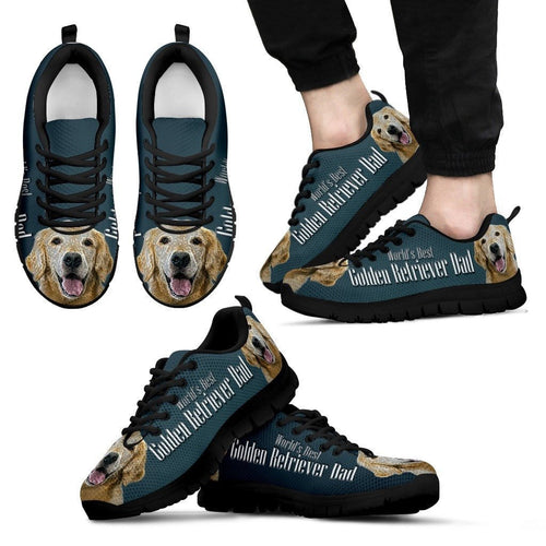 'World's Best Golden Retriever Dad' Running Shoes-Father's Day Special