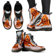 Load image into Gallery viewer, Bloodhound Print Boots For Women-Express Shipping