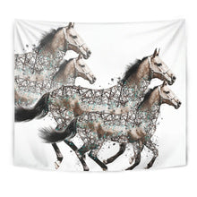Load image into Gallery viewer, American Quarter Horse Art Print Limited Edition Tapestry-Free Shipping