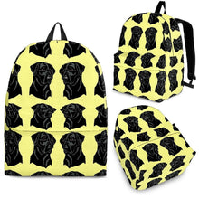 Load image into Gallery viewer, Black Labrador Print BackPack - Express Shipping