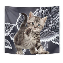 Load image into Gallery viewer, American Bobtail Kitten Print Tapestry-Free Shipping