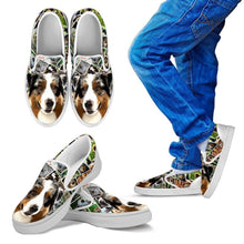 Load image into Gallery viewer, Amazing Australian Shepherd Dog Print Slip Ons For Kids-Express Shipping