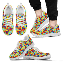 Load image into Gallery viewer, Autism Symbol Sneakers (Chose from Men, Women or Kids)