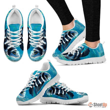 Load image into Gallery viewer, African Cichlid Fish (White/Black) Running Shoe For Women-Free Shipping