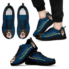 Load image into Gallery viewer, &#39;Proud To Be A Bernese Mountain Dad&#39; Running Shoes-Father&#39;s Day Special