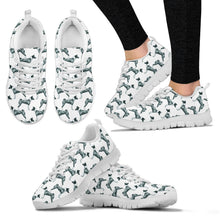 Load image into Gallery viewer, Basenji Dog Pattern Print Sneakers For Women- Express Shipping