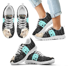 Load image into Gallery viewer, Afghan Hound On Black Print-Kid's Running Shoes-Free Shipping