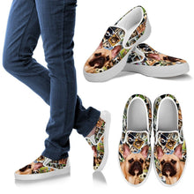 Load image into Gallery viewer, Amazing French Bulldog Print Slip Ons For Women-Express Shipping