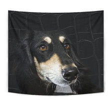 Load image into Gallery viewer, Black Saluki Dog Print Tapestry-Free Shipping
