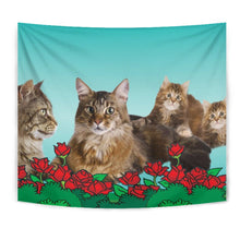 Load image into Gallery viewer, Amazing Maine Coon Cat Print Tapestry-Free Shipping