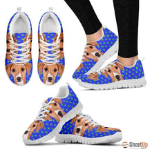 Load image into Gallery viewer, Azawakh Dog (White/Black) Running Shoes For Women-Free Shipping