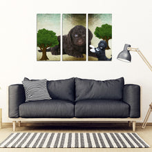 Load image into Gallery viewer, Barbet Dog Print-5 Piece Framed Canvas- Free Shipping