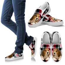 Load image into Gallery viewer, Beagle Print Slip Ons For Women-Free Shipping