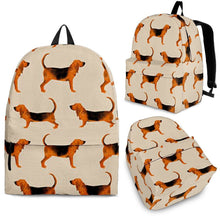 Load image into Gallery viewer, Bloodhound Dog Print Backpack-Express Shipping