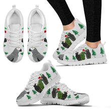 Load image into Gallery viewer, African Grey Parrot Christmas Print Running Shoes For Women-Free Shipping