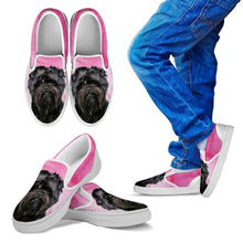 Load image into Gallery viewer, Affenpinscher Print Slip Ons For Kids- Express Shipping