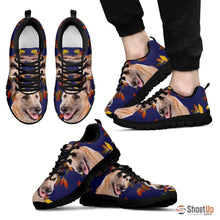 Load image into Gallery viewer, Belgian Laekenois Dog (White/Black) Running Shoes For Men-Free Shipping