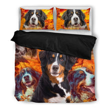 Load image into Gallery viewer, Bernese Mountain Dog Bedding Set- Free Shipping