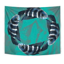 Load image into Gallery viewer, African Cichlid Fish Print Tapestry-Free Shipping