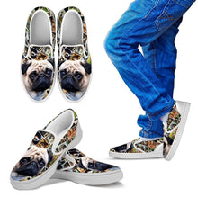 Load image into Gallery viewer, Amazing Pug Print Slip Ons For Kids-Express Shipping
