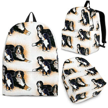 Load image into Gallery viewer, Bernese Mountain Dog Print Backpack-Express Shipping