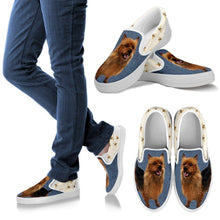 Load image into Gallery viewer, Australian Terrier Print Slip Ons For Women-Express Shipping