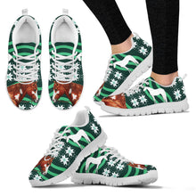 Load image into Gallery viewer, American Paint Horse Print Christmas Running Shoes For Women-Free Shipping