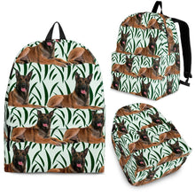 Load image into Gallery viewer, Belgian Malinois Dog Print Backpack-Express Shipping