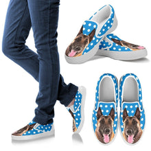 Load image into Gallery viewer, Belgian Malinois Dog Slip Ons For Women-Free Shipping