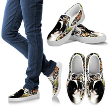 Load image into Gallery viewer, Amazing Japanese Chin Dog Print Slip Ons For Women-Express Shipping