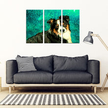 Load image into Gallery viewer, Australian Shepherd Print 5 Piece Framed Canvas- Free Shipping