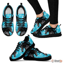Load image into Gallery viewer, Andalusian Horse Print (Black/White) Running Shoes For Women-Free Shipping