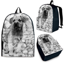 Load image into Gallery viewer, Border Terrier Print Backpack- Express Shipping