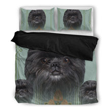 Load image into Gallery viewer, Affenpinscher Print Bedding Set-Free Shipping