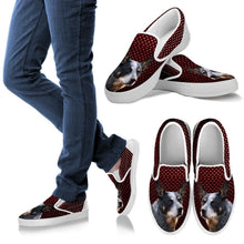 Load image into Gallery viewer, Australian Cattle Dog Print Slip Ons For Women-Express Shipping
