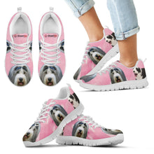 Load image into Gallery viewer, Bearded Collie Water Pink Print Running Shoes For Kids-Free Shipping