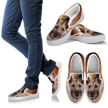 Load image into Gallery viewer, Belgian Laekenois Print Slip Ons For Women- Express Shipping