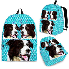 Load image into Gallery viewer, Border Collie Dog Print Backpack-Express Shipping