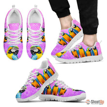 Load image into Gallery viewer, Blue And Yellow Macaw Parrot Running Shoes For Men-Free Shipping Limited Edition
