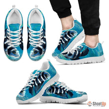 Load image into Gallery viewer, African Cichlid Fish (White/Black) Running Shoe For Men-Free Shipping Limited Edition